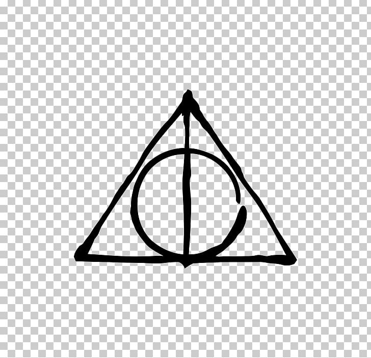 Harry Potter And The Deathly Hallows Symbol Hermione Granger Hogwarts PNG, Clipart, Angle, Area, Black, Black And White, Comic Free PNG Download