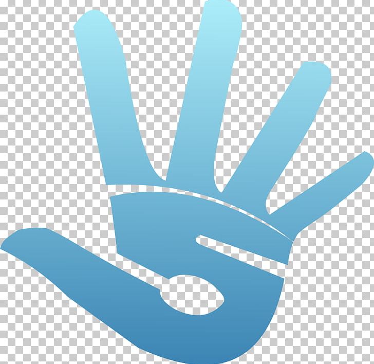 High Five Logo Entertainment Symbol Hand PNG, Clipart, Blue, Entertainment, Finger, Game, Give Me Free PNG Download