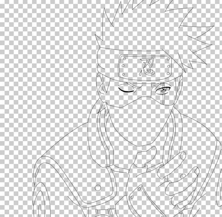 Kakashi Hatake Black And White Drawing Coloring Book Sketch PNG, Clipart, Angle, Arm, Artwork, Black, Black And White Free PNG Download