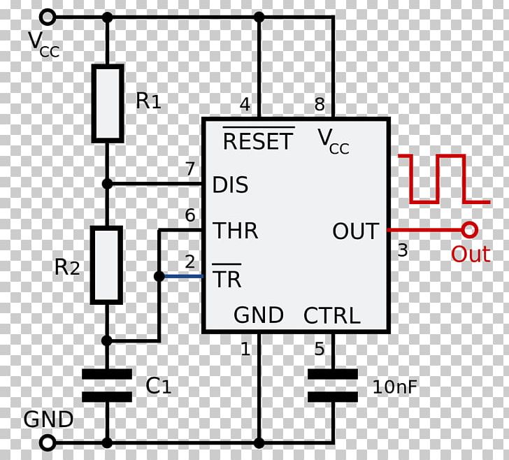 555 Timer IC Electronic Circuit Astable Integrated Circuits & Chips PNG, Clipart, 555 Timer Ic,
