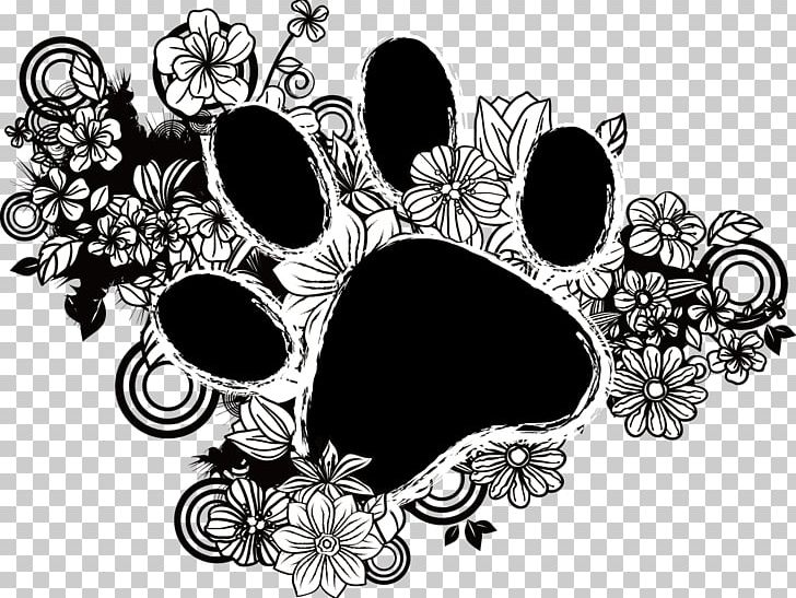 Cat Food Dog PNG, Clipart, Flower, Flowers, Flowers, Footprints, Footprints Vector Free PNG Download
