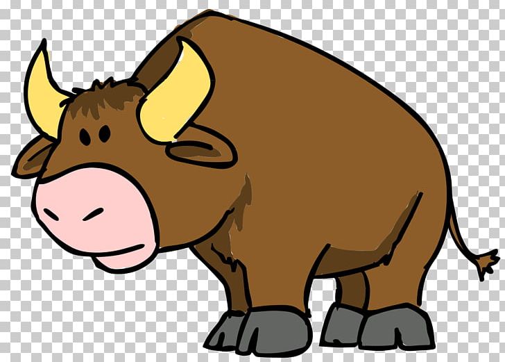 Cartoon Bull Drawing PNG, Clipart, Animation, Bull, Carnivoran, Cartoon, Cartoon Buffalo Free PNG Download
