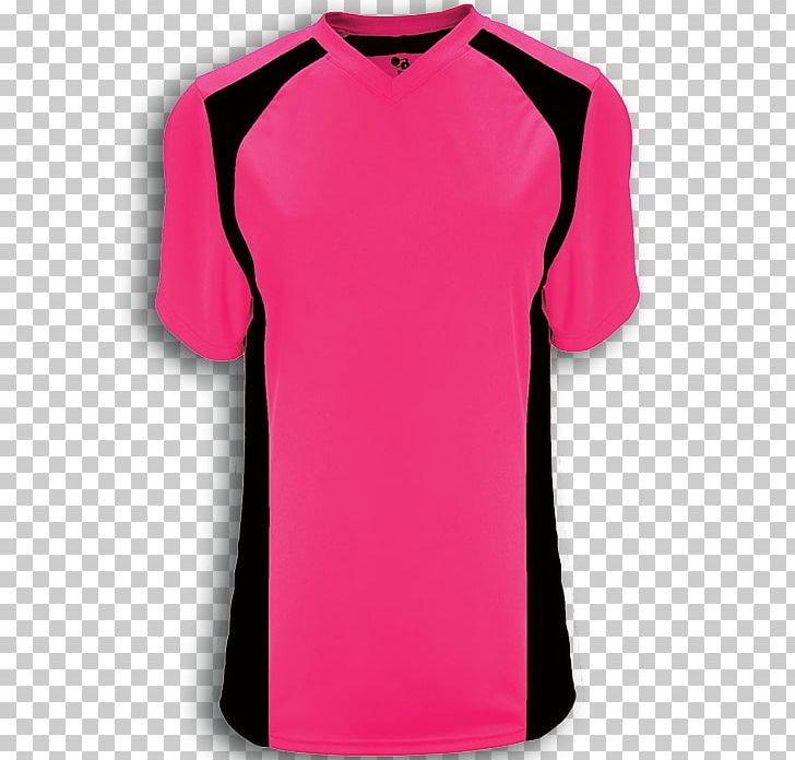 Jersey T-shirt Sleeve Volleyball PNG, Clipart, Active Shirt, Black, Clothing, Jersey, Magenta Free PNG Download