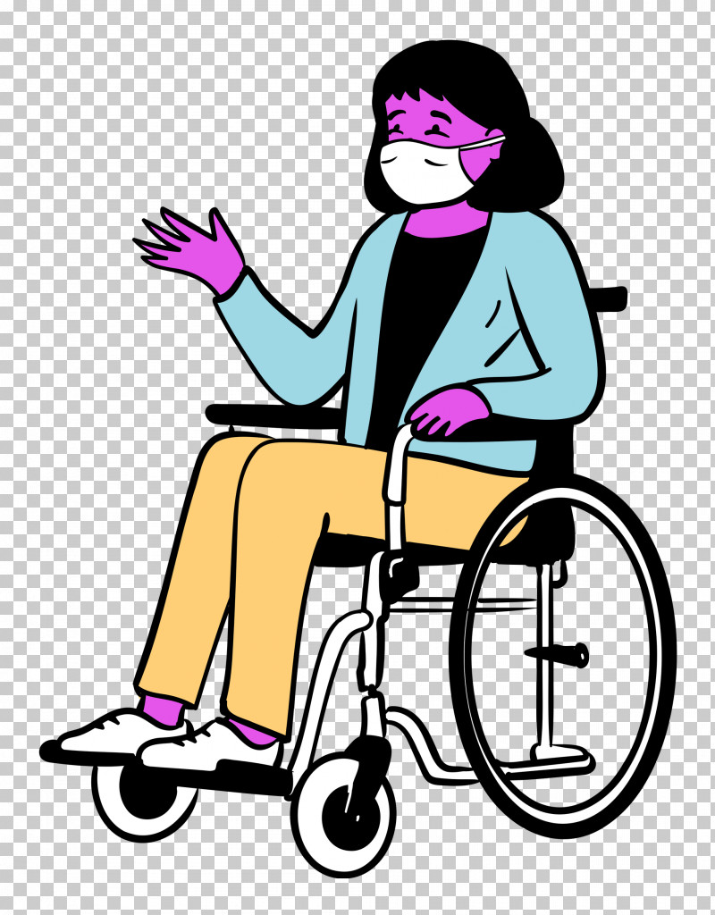 Woman Wheelchair Medical Mask PNG, Clipart, Beauty, Beautym, Behavior, Health, Human Free PNG Download