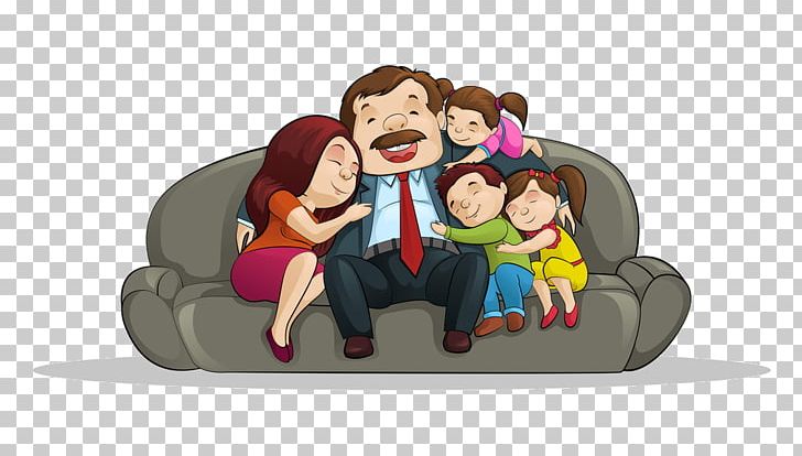 Family Couch PNG, Clipart, Art, Cartoon, Child, Computer Icons, Couch Free PNG Download