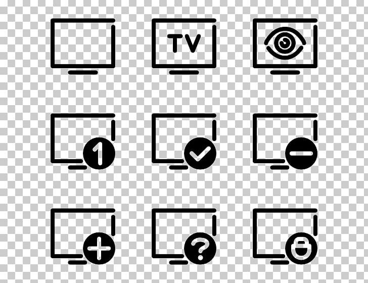 Television Computer Icons PNG, Clipart, Angle, Area, Black, Black And White, Brand Free PNG Download