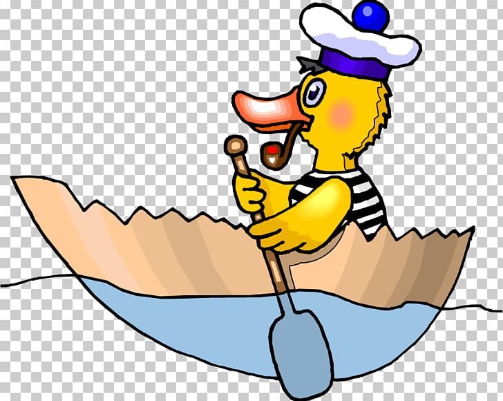 Cartoon Rowing Boat PNG, Clipart, Art, Artwork, Beak, Bird, Black Free PNG Download