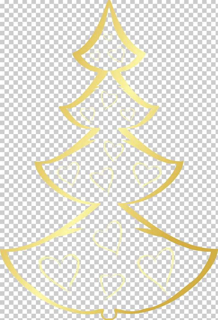 Christmas Tree Gold Illustration PNG, Clipart, Angle, Area, Balloon Cartoon, Black, Cartoon Couple Free PNG Download