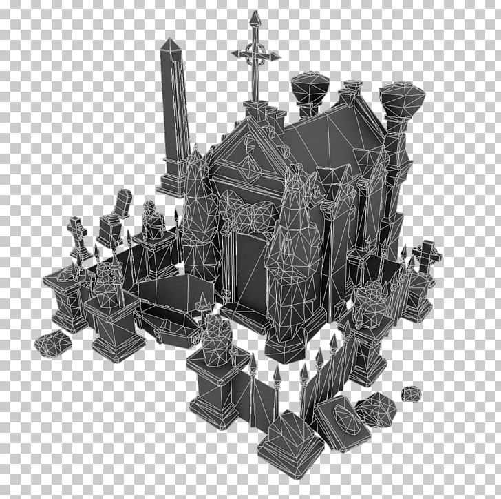 Low Poly 3D Computer Graphics Cemetery 3D Modeling FBX PNG, Clipart, 3d Computer Graphics, 3d Modeling, Animation, Autodesk 3ds Max, Black And White Free PNG Download