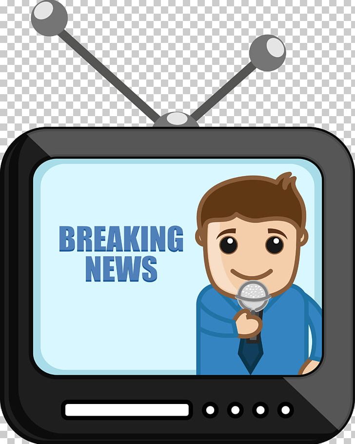 Journalist News Presenter Television PNG, Clipart, Area, Cartoon, Communication, Drawing, Human Behavior Free PNG Download