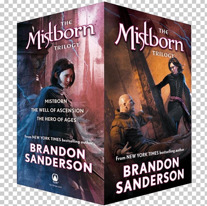 Mistborn: The Hero Of Ages Mistborn: The Final Empire Mistborn: The Well Of Ascension Mistborn: The Bands Of Mourning PNG, Clipart, Advertising, Book, Box Set, Brandon, Brandon Sanderson Free PNG Download