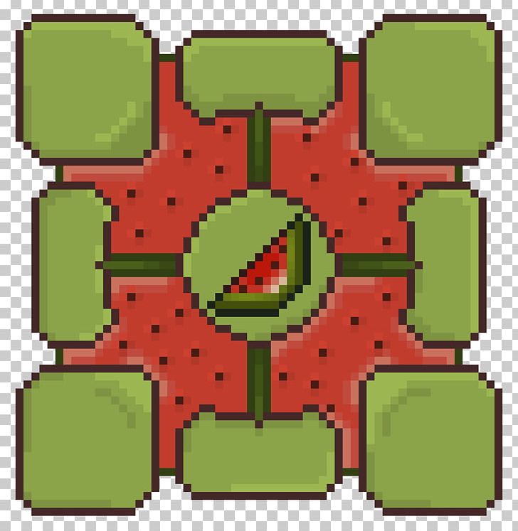 Square Watermelon Cube Pixel Art PNG, Clipart, 2 Face, Area, Companion Cube, Cube, Deviantart Free PNG Download