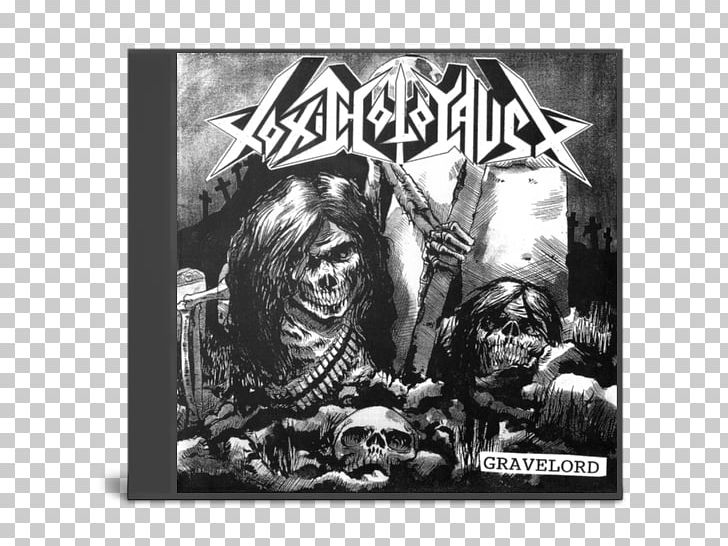 Toxic Holocaust Gravelord Album Thrash Metal Heavy Metal PNG, Clipart, Album, Album Cover, Black And White, Black Metal, Ed Repka Free PNG Download