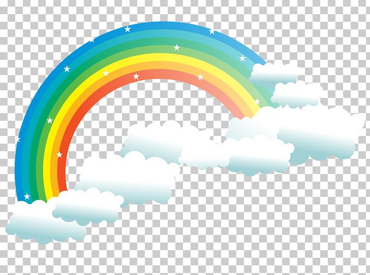 Rainbow Cloud Sky PNG, Clipart, Cartoon, Cartoon Creative, Circle, Clouds, Color Free PNG Download
