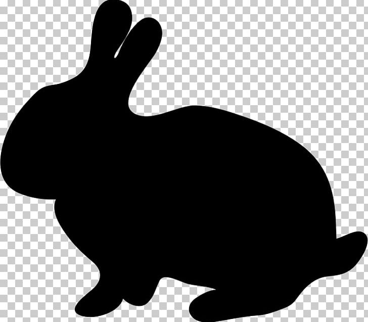 Easter Bunny Rabbit PNG, Clipart, Animals, Black, Black And White, Domestic Rabbit, Drawing Free PNG Download