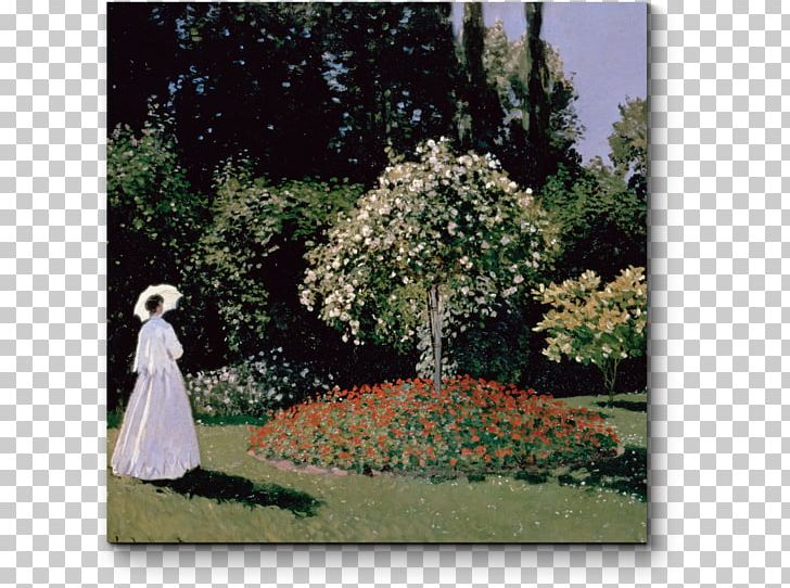 Garden At Sainte-Adresse The Artist's Garden At Giverny Water Lilies Woman With A Parasol PNG, Clipart,  Free PNG Download