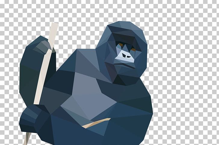 Gorilla Ape Low Poly PNG, Clipart, Animals, Ape, Fictional Character, Gorilla, Low Poly Free PNG Download