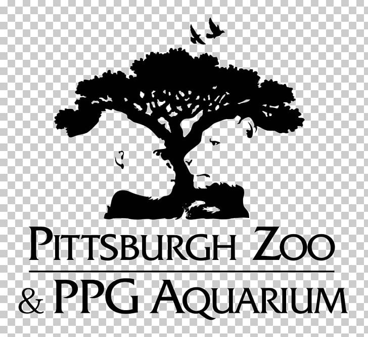 Pittsburgh Zoo & PPG Aquarium Gorilla Logo PNG, Clipart, Animals, Aquarium, Association Of Zoos And Aquariums, Black And White, Branch Free PNG Download