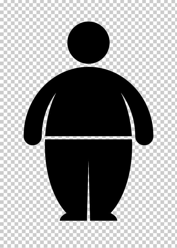 obesity clipart black and white