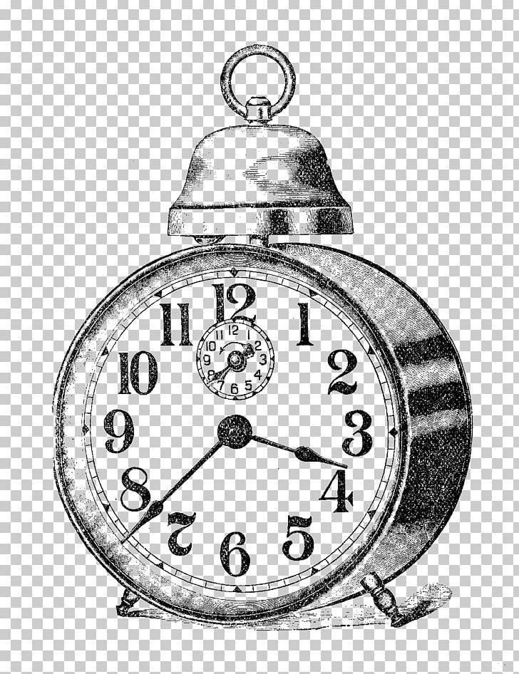 Alarm Clocks Drawing PNG, Clipart, Alarm Clock, Alarm Clocks, Art, Black And White, Body Jewelry Free PNG Download