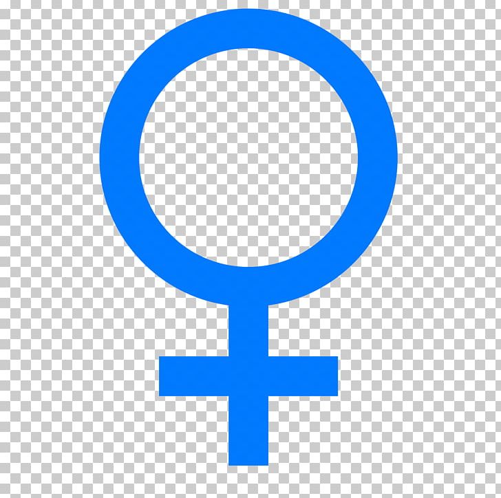 Gender Symbol Female Woman PNG, Clipart, Area, Blue, Brand, Circle, Electric Blue Free PNG Download