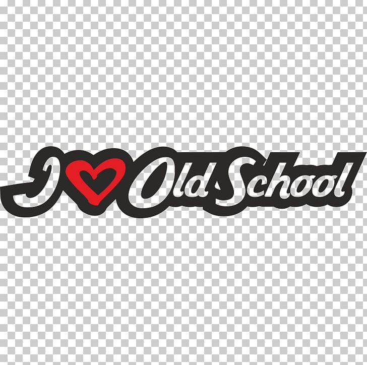 Logo old school' Sticker