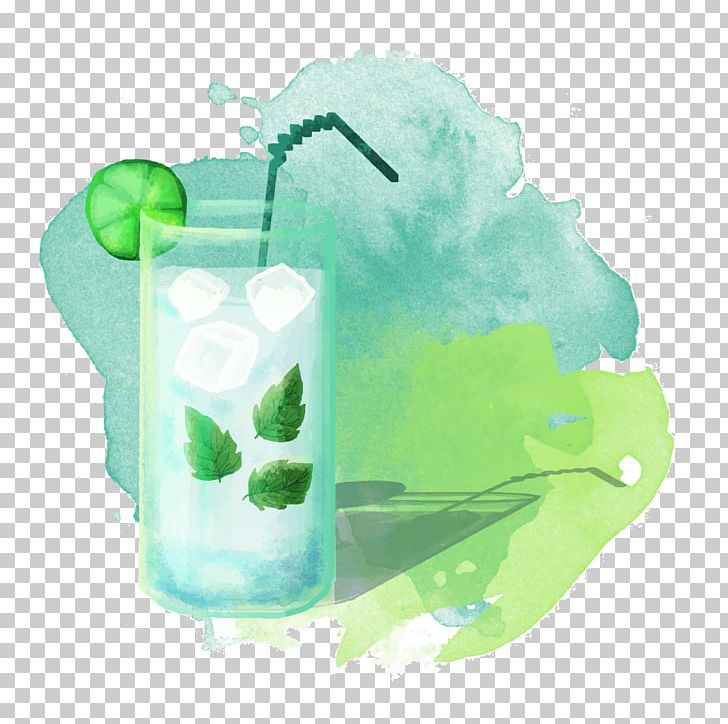 Mojito Watercolor Painting Drink Ice PNG, Clipart, Happy Birthday Vector Images, Ice Drink, Ice Vector, Illustration Vector, Organi Free PNG Download