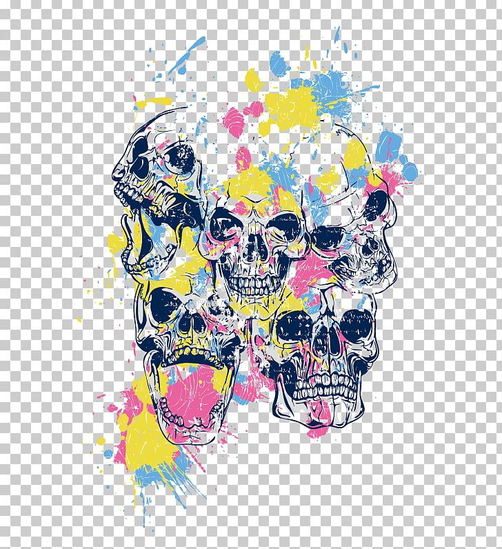 Printed T-shirt Printing PNG, Clipart, Aerosol Paint, Art, Bone, Color, Designer Free PNG Download