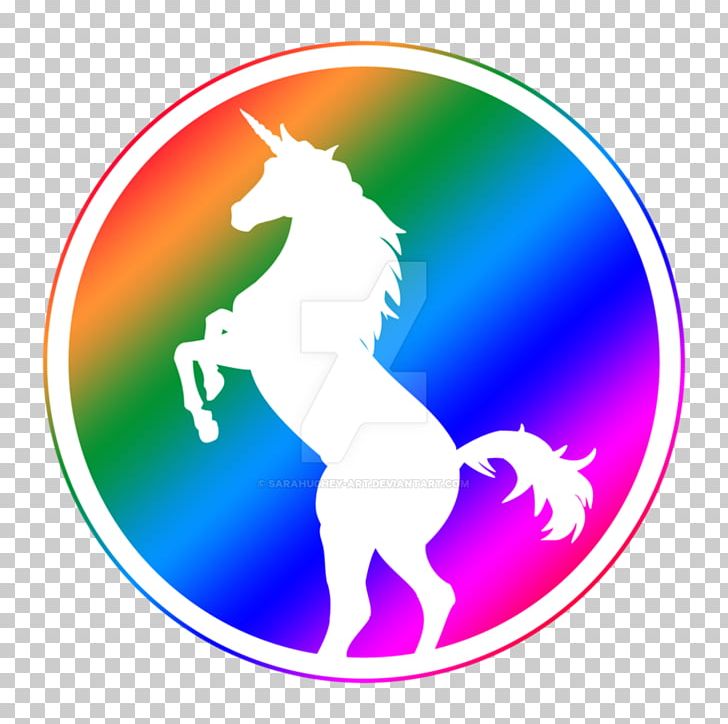 Unicorn Legendary Creature Silhouette Color PNG, Clipart, Art, Circle, Color, Computer Wallpaper, Fantasy Free PNG Download