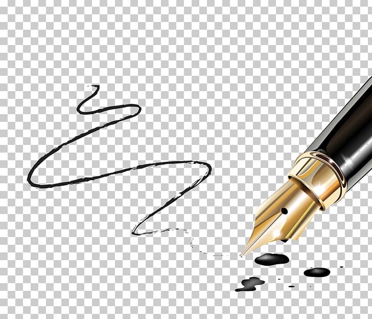 Fountain Pen Writing Paper Nib PNG, Clipart, Angle, Ballpoint Pen, Black, Black Pen, Brand Free PNG Download