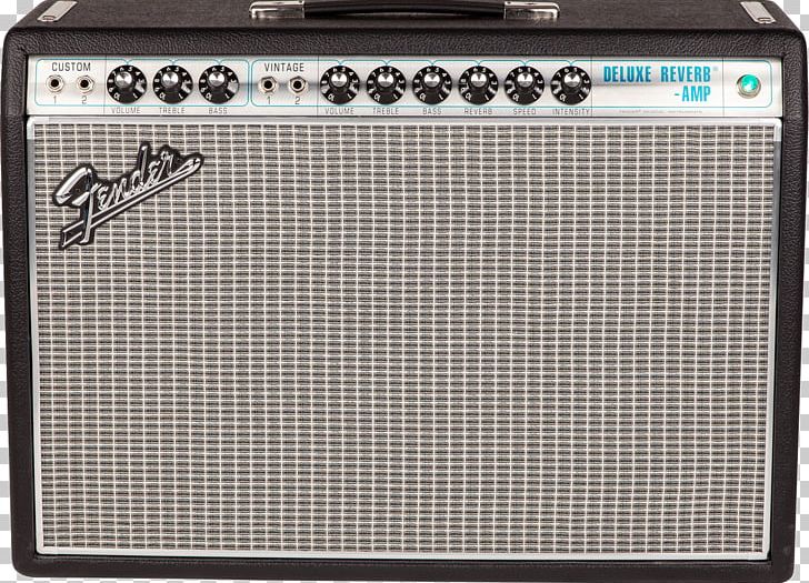 Guitar Amplifier Fender Deluxe Reverb Fender '68 Custom Deluxe Reverb Fender Deluxe Amp Fender Musical Instruments Corporation PNG, Clipart,  Free PNG Download