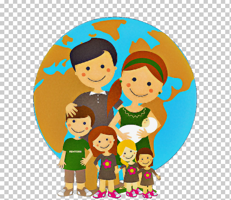 Cartoon Child Sharing Happy Smile PNG, Clipart, Cartoon, Child, Family, Gesture, Happy Free PNG Download