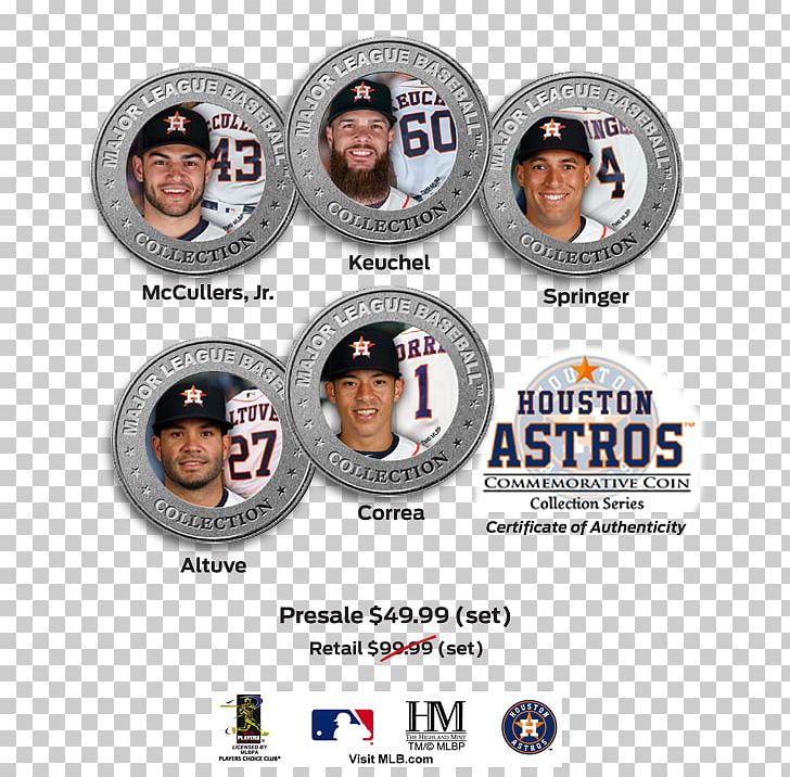Houston Astros 2017 World Series MLB Baseball PNG, Clipart, 2017 World Series, Baseball, Brand, George Springer, Houston Free PNG Download