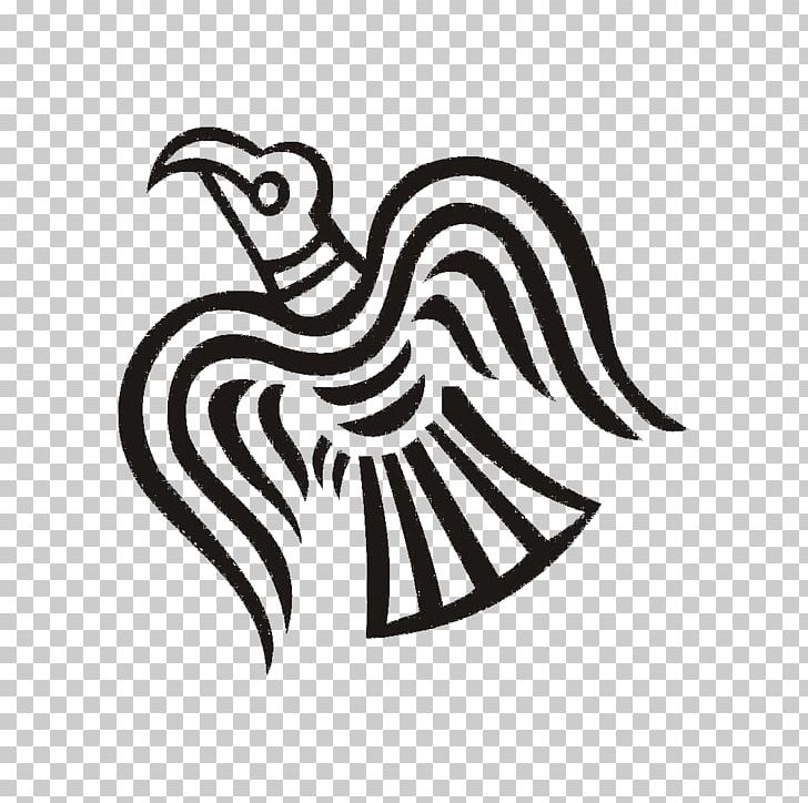Odin Vinland Raven Banner Huginn And Muninn Viking PNG, Clipart, Beak, Bird, Black And White, Chicken, Common Raven Free PNG Download
