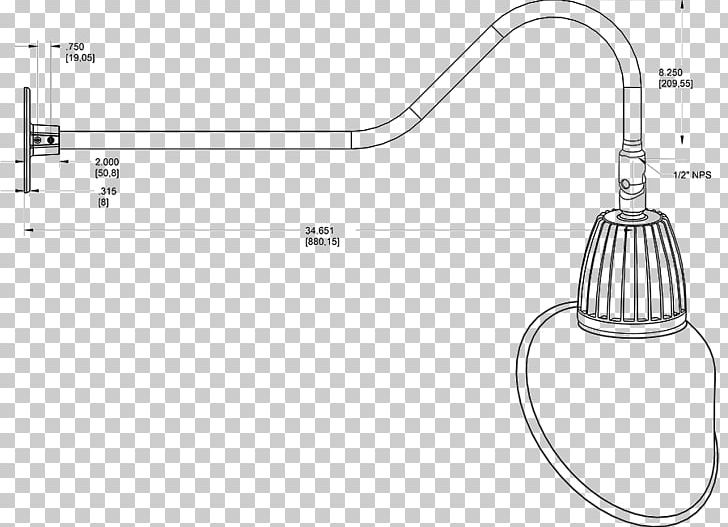 Plumbing Fixtures Lighting Drawing PNG, Clipart, Angle, Area, Art, Black And White, Diagram Free PNG Download