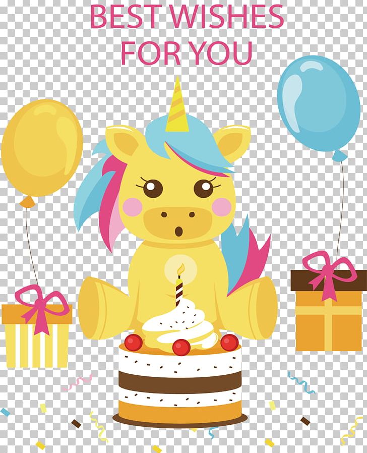 A Unicorn Sitting In The Middle Of A Gift PNG, Clipart, Area, Artwork, Balloon, Balloon Bundle, Birthday Free PNG Download