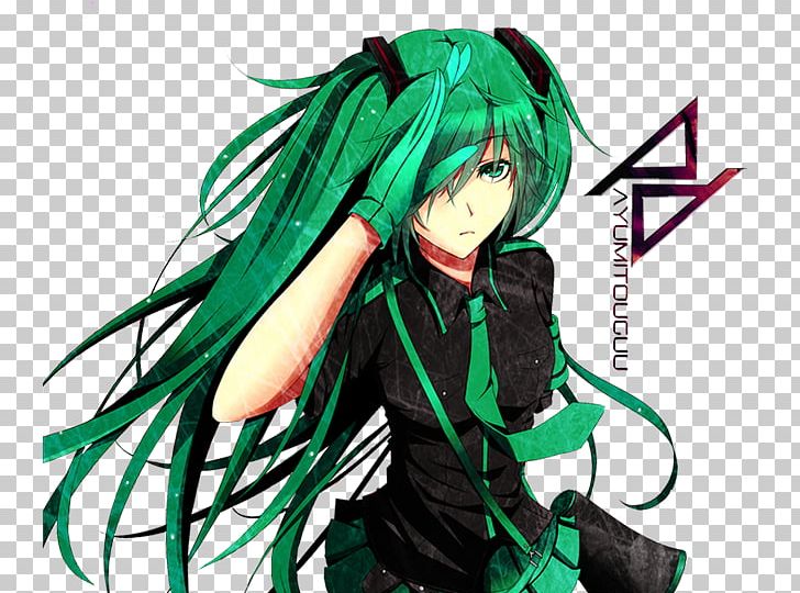 Hatsune Miku Artist Vocaloid Desktop PNG, Clipart, Anime, Art, Artist, Black Hair, Computer Wallpaper Free PNG Download