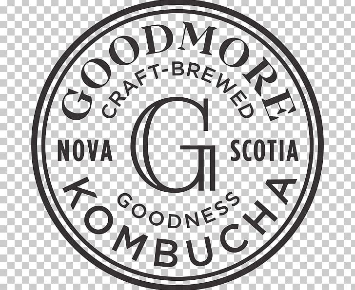 Goodmore Kombucha Logo Brand Label Printing PNG, Clipart, Area, Black, Black And White, Brand, Brochure Free PNG Download