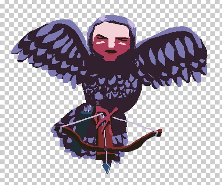 Bird Of Prey Purple Character Fiction PNG, Clipart, Animals, Bird, Bird Of Prey, Character, Fiction Free PNG Download
