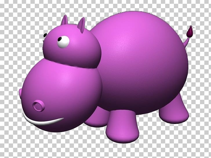 Hippopotamus Violet Cartoon PNG, Clipart, Animal, Animals, Animation, Cartoon, Computer Wallpaper Free PNG Download