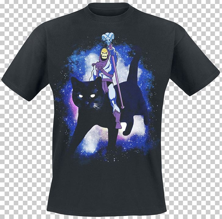 Skeletor T-shirt He-Man Cat Masters Of The Universe PNG, Clipart, Action Toy Figures, Active Shirt, Beast Man, Black, Black Cat Free PNG Download