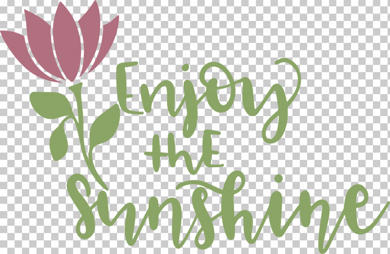 Sunshine Enjoy The Sunshine PNG, Clipart, Biology, Floral Design, Flower, Green, Leaf Free PNG Download