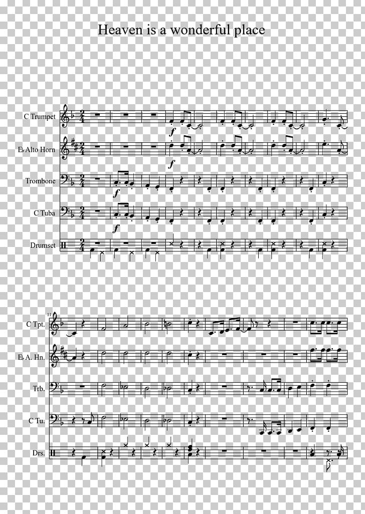 Sheet Music Trumpet Trombone Alto Saxophone PNG, Clipart, Alto Saxophone, Angle, Area, Baritone Saxophone, Black And White Free PNG Download