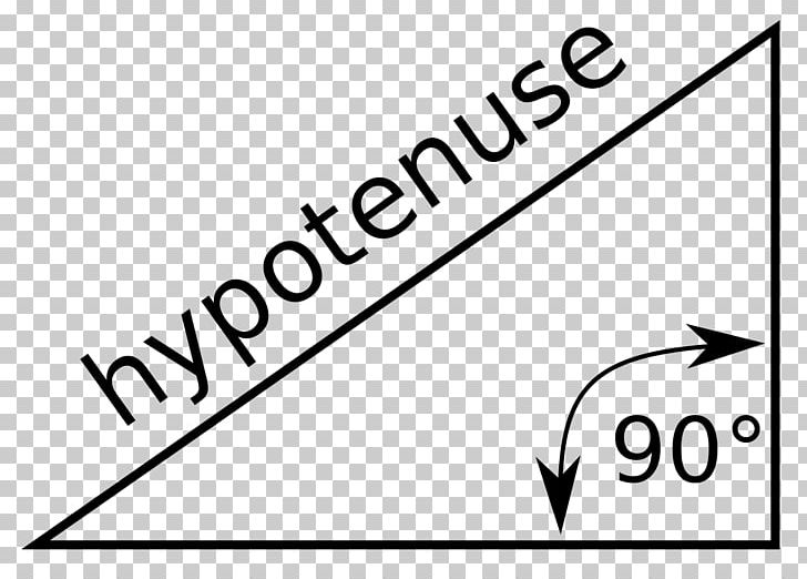 Hypotenuse Pythagorean Theorem Right Triangle PNG, Clipart, Altitude, Angle, Area, Black, Black And White Free PNG Download