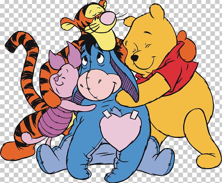 Winnie The Pooh Piglet Eeyore Tigger PNG, Clipart, Art, Artwork, Carnivoran, Cartoon, Child Free PNG Download