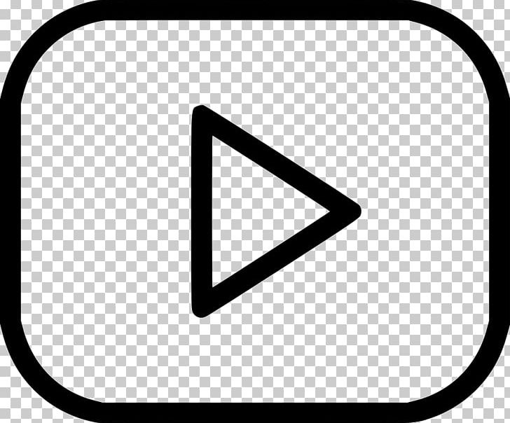 YouTube Computer Icons Video PNG, Clipart, Angle, Area, Black, Black And White, Button Free PNG Download
