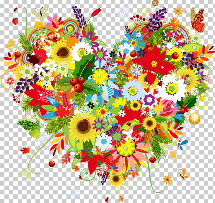 Flower Heart Drawing PNG, Clipart, Art, Chrysanths, Circle, Clip Art, Colour Free PNG Download