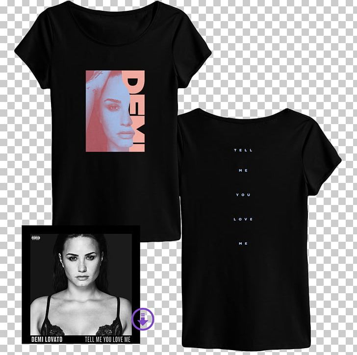 Demi Lovato Tell Me You Love Me World Tour The Neon Lights Tour T-shirt PNG, Clipart, Active Shirt, Album, Black, Brand, Clothing Free PNG Download