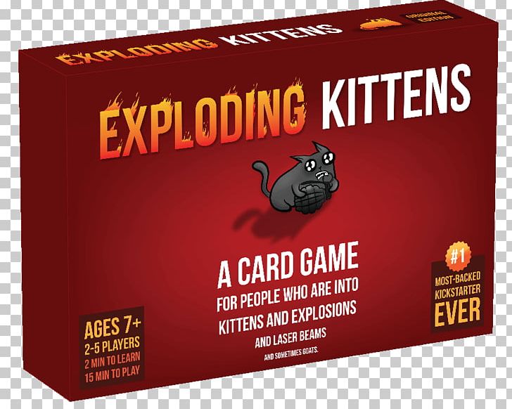 Exploding Kittens Card Game Board Game Asmodée Éditions PNG, Clipart, Advertising, Amazoncom, Board Game, Brand, Card Game Free PNG Download