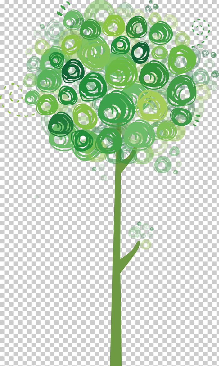 Cute Green Cartoon Tree PNG, Clipart, Branch, Cartoon, Cartoon Character, Cartoon Tree, Circle Free PNG Download